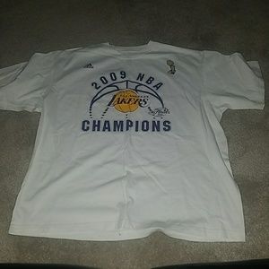 Adidas Lakers championship t shirt